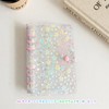 zenoco Sealing Book, Transparent Binder for Girls, A6, 6 Holes,