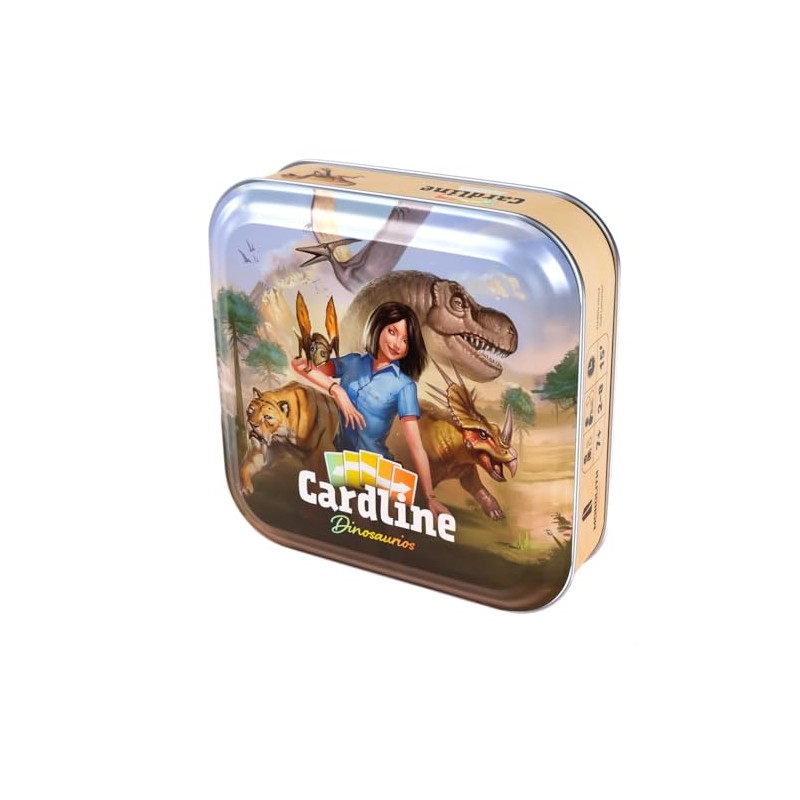 Monolith Cardline Dinosaur, Card Game, Ages 7+, 2 to 8
