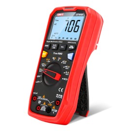 UNI-T - Kit de multímetro UT161D, 1000 V CA, CC V, ohmios, medidor de condensador, medidor de frecuencia True RMS 6000 abalorio transmisión USB, LOZ ACV, medición de temperatura