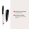 Zyliss Chef's Knife with Sheath Cover - Stainless Steel Knife
