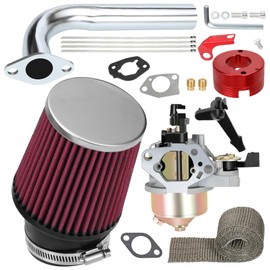 YOXUFA 420cc Carburetor Stage 2 Assembly for Predator 420 301cc 389cc GX390 GX270 GX240 Engine Mini Bike Go Kart Parts