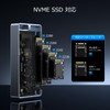 SANZANG USB 4/Thunderbolt 4 M.2 NVMe SSD Aluminum External Case