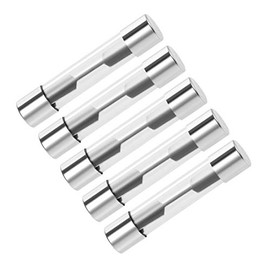 sourcing map Fuses 10A DC 32V 6x32mm Stereo Audio Alarm Amplifier Glass 5pcs