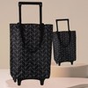 New Model Foldable Large Capacity Wheeled Shopping Basket Hand Cart