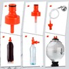 FERRODAY 4 Pack Carbonation Cap Forced Carbonation for PET Bottle