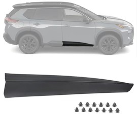 Front Right Passenger Lower Door Trim Molding Compatible with Nissan Rogue 2021 2022 2023 Replaces 80870-6RR0A Door Protector Cover Strip Black