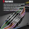 40mm Clear PE Heat Shrinkable Tube Fiber Optical Cable 2.6mm