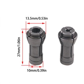 Ruiwaer 6PCS Die Grinder Collet Grinding Machine Clamping Collet Die Grinder Collet Grinding Machine Clamping Collet Adapter, 3 Pack 3mm, 3 Pack 6mm