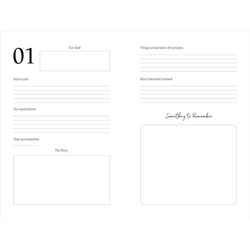 N/A Our Bucket List Couples Journal – Dream Life Planner