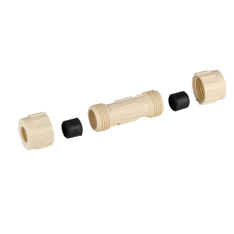EFIELD 1-inch CPVC Compression Coupling For Plumbing Installations and Repair