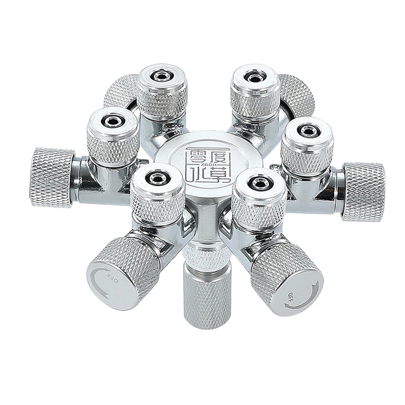 Folpus CO2 Splitter Regulator, Multi Way CO2 Regulator, Solenoid Regulator