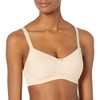 AMOENA Women's Ruth Cotton Wire-Free Bra, Nude, 34AA