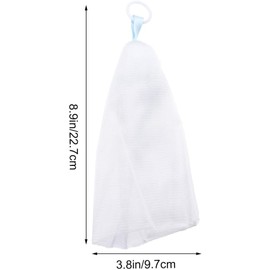 Baluue 5 Unidades Red Espumosa de Malla para Jabón Facial, Herramienta para Limpieza Facial y Cuidado la Piel, Elimina Suciedad y Controla Sebo (color de Cuerda Aleatorio) Color Aleatorio