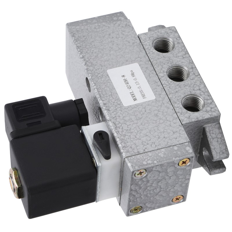 Electric Solenoid Valve G1/4in 2 Position 4 Way Square Single