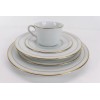 Noritake Vintage Noritake White Scapes 5 Piece Place Settings #4061