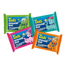 [International Direct Shipping] Tinty Kids Bubble Bath 1-Use Pack (Random Color) / [해외직배송] 틴티 키즈 입욕제 버블바쓰 1회분 (랜덤색상)