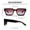 Cyxus Sunglasses Womens Men Square Chunky Frame Retro Stylish UV