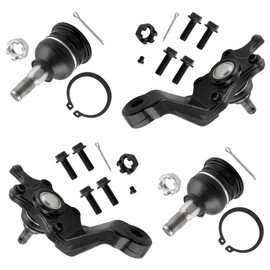WEDOAUTO 2x Front Lower Ball Joints + 2x Front Upper Ball Joints Set Suspension Kit Fit For Toyota Tacoma 1995 1996 1997 1998 1999 2000 2001 2002 2003 2004 2.7L 3.4L 2.4L Replace# K90255 K90258 K90259