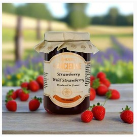 Les Confitures à la Ancienne Set of 2 Jars, Fraises des Bois (Wild Strawberry) French Preserves, 9.5 oz