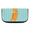 Mr. & Mrs. Panda Fox Lord Cosmetic Bag, turquoise, Hand