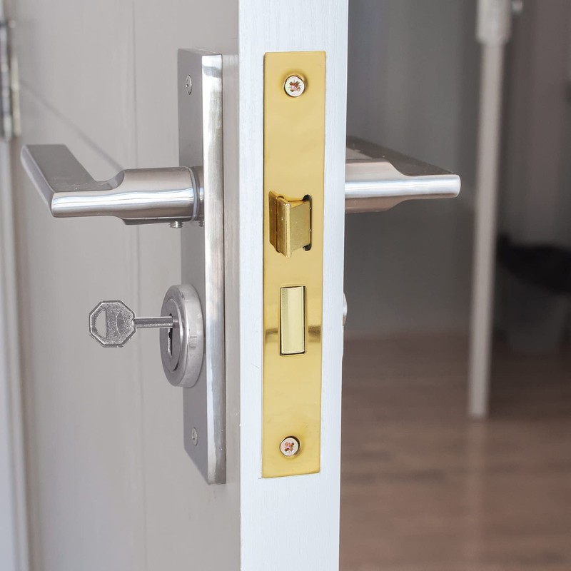 DIDA® 3 Lever Mortice Sashlock Polished Brass Mortice Locks Sashlocks