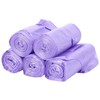 ULTECHNOVO 5 Rolls Trash Bags with Handles Plastic Rubbish Bags