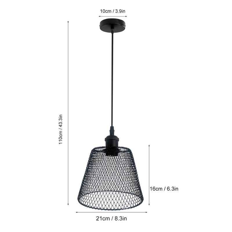 Wrought Iron Pendant Light Nordic Innovative LED Hanging Lamp Living
