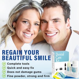 HUFLYI Zinc oxide-eugenol Cement Dental Kit affix temporary crowns or bridges