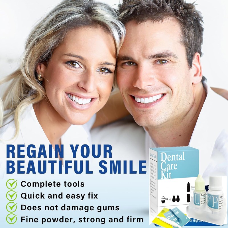 HUFLYI Zinc oxide-eugenol Cement Dental Kit affix temporary crowns or