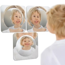 Special Supplies Sensory Bubble Wall Mirror - Interactive Acrylic Mirrors for Wall Decoration and Sensory Toys for Kids Classroom or Home - Room Decor -Visual, Tactile Stimulation - (Pack of 3)