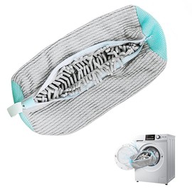 Shoe Cleaning Bag, Sneakers, Laundry Bag, Cylindrical Type, Multi-functional, Cleans Shoes, Durable, Prevents Damage, Prevents Deformation