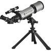 BARSKA Starwatcher 400x70mm Refractor Telescope w/ Tabletop Tripod & Carry