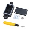 CNBTR Black Electrical Junction Box for Outdoor or Underwater Lights(with