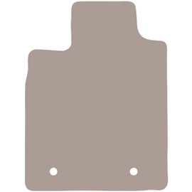 Wielganizator Driver's Velour Doormat Suitable for Dacia Duster 2WD (2010-2018) SUV Driver's Side Driver's Mat Velour Floor Mat Beige 1-Piece – Perfect Fit