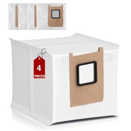 4 Pack Replacement Dust Bags Compatible with Eufy RoboVac E28 E25 E-Series Robot Vacuum Cleaner, 3L large Capacity Dust Bags,3-Layer Replacement Disposable Bags, Vacuum Accessories