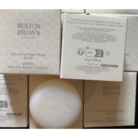 Pure Lot of 6 Molton Brown Ultra Pure Triple Milled Soap Mini Size .88oz/25g Each New