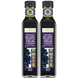 Primal Kitchen Organic Balsamic Vinegar of Modena, Made in Italy and PGI Certified, 8.45 Fluid Ounces, Pack of 2