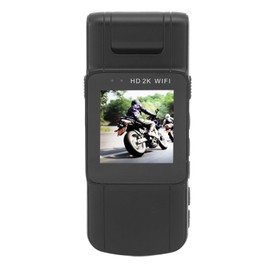 Body Camera, 2K Ultra HD Clip Audio Video Recorder, Handheld Video Camera Sports Camera with 180° Rotating Lens, Night Vision, Motion Detection, for Outdoor Sports