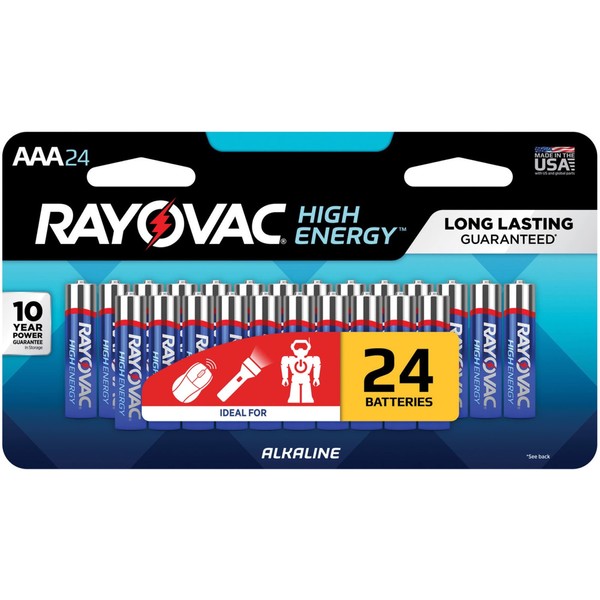 RVC82424LTJ - Ray-o-vac RAYOVAC 824-24LTJ AAA Alkaline Batteries (24 pk)