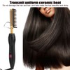 Electric Straightening Comb Fast Heating Wet Dry Hairdressing Comb 110‑