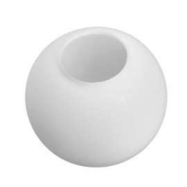 BOKT Frosted White Glass Globe Lamp Shade Replacement Milk Glass Ball Lampshade Cover Opal Sphere Shade for Pendant Light, 7.9” Diameter (White)