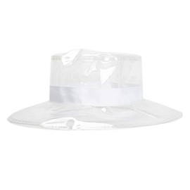 PRETYZOOM Womens Hats Womens Hats Womens Hats Womens Rain Hat Transparent PVC Rain Hat Rain Cap Hair Clear Headgear Sun Visor Cap Womens Fedora Hat Womens Fedora Hat Womens Fedora Hat