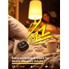 ROCAM Loud Dual Alarm Clock with Bed Shaker, Vibrating Alarm