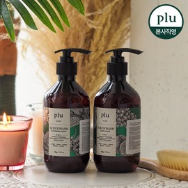 Flu [1+1] Daily Scrub Body Wash 500g, Scrub Wash Lime Grape 500g Scrub Wash Lime Grape 500g_Scrub Wash Raspberry Mint 500g Scrub Wash Raspberry Mint 500g / 플루 [1+1] 데일리 스크럽 바디워시 500g, 스크럽워시 라임그레이프 500g스크럽워시 라임그레이프 500g_스크럽워시 라즈베리민트 500g스크럽워시 라즈베리민트 500g
