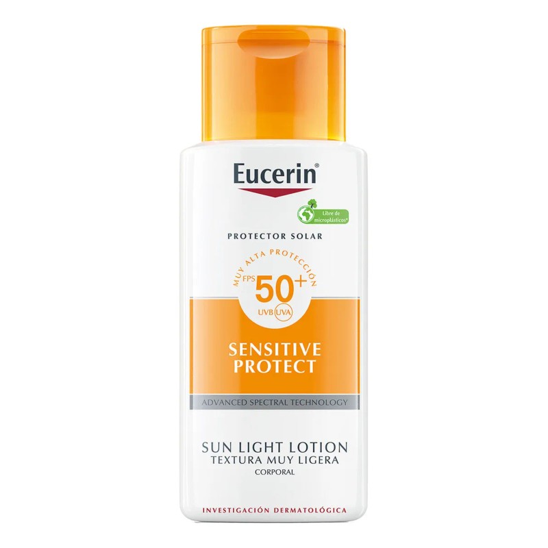 Eucerin Sensitive Protect Sun Light Lotion Protector Solar Corporal Fps50