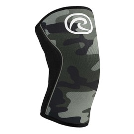 Rehband Power Max Knee Support for Weight Sports 7 mm SBR / Neoprene, Competition Knee Sleeves for Bodybuilding, Powerlifting, Crossfit & Heavy Weightlifting, Colour: Camo, Size: S