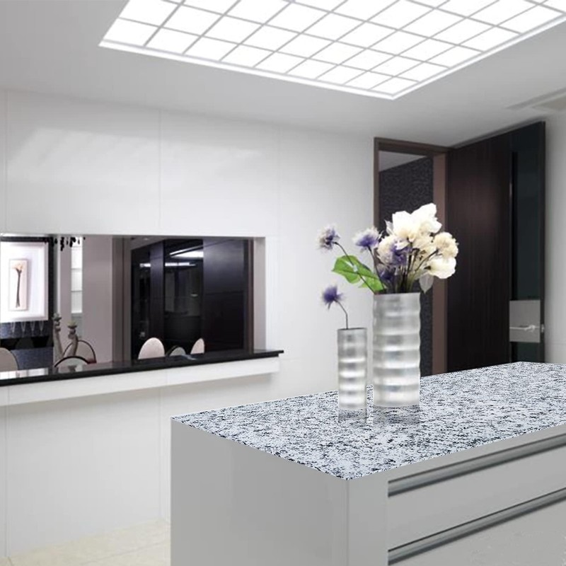 LIFVEAN Granite Countertop Paint Kit - White Diamond Counter Top