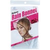 CTM® Women's Plastic Rain Bonnet, Clear