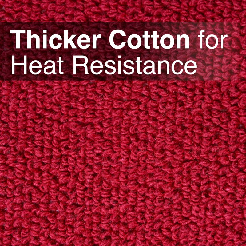 RITZ Terry Pocket Mitt & Hot Pad: Unparalleled Heat Resistant,