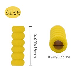 20 Pcs Foam Pencil Grips Pencil Soft Cushion Writing Drawing Aid Handwriting Pen Holder Comfort for Diamond Rhinestone Painting Pen Preschool Kids Students Assorted Colors